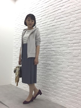 「22オクトーブル」｜22 OCTOBRE Staffさん（レディース・158cm）の夏コーディネート
