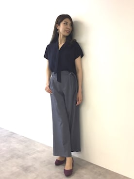 「22オクトーブル」｜22 OCTOBRE Staffさん（レディース・167cm）の夏コーディネート