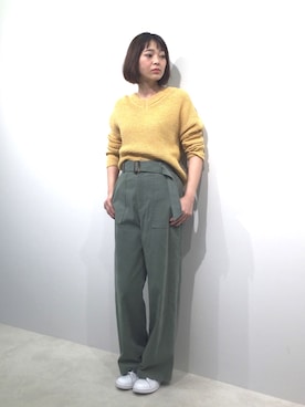 「22オクトーブル」｜22 OCTOBRE Staffさん（レディース・158cm）の秋コーディネート