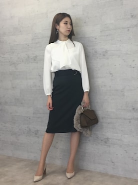 「22オクトーブル」｜22 OCTOBRE Staffさん（レディース・167cm）の秋コーディネート