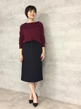「22オクトーブル」｜22 OCTOBRE Staffさん（レディース・158cm）の秋コーディネート