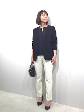 「22オクトーブル」｜22 OCTOBRE Staffさん（レディース・158cm）の冬コーディネート
