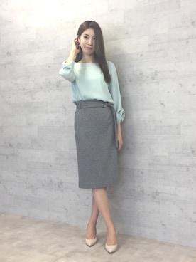 「22オクトーブル」｜22 OCTOBRE Staffさん（レディース・167cm）の冬コーディネート