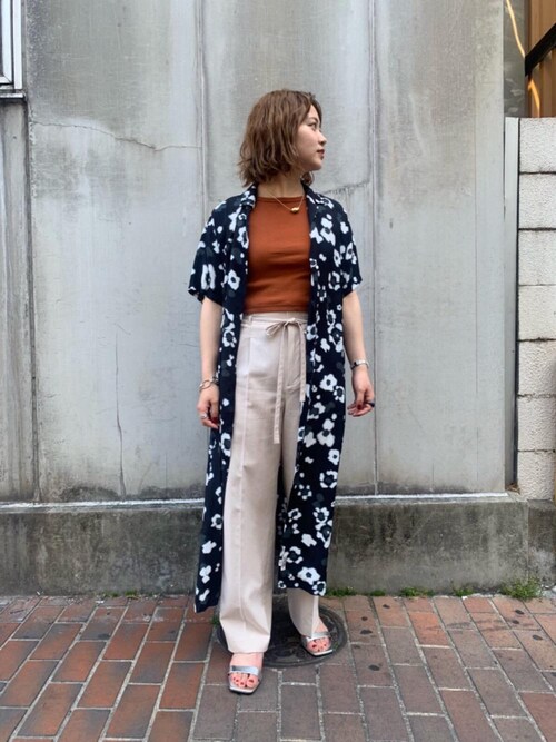 ビューティ ユース ユナイテッドアローズ 熊本店吉山 夏帆さんのtシャツ カットソーを使ったコーディネート Zozotown