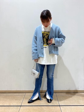 「BE-KILLY（ビーキリー）のアイテム」を使った、吉山　夏帆さん（レディース・155cm）の冬コーディネート