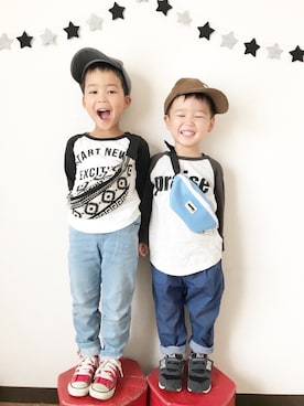 ⁑⋆RYU♡KAN⋆⁑さん(キッズ・100cm)の秋コーディネート