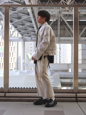 「u170」｜「アイテム（ブルゾン）」を使った、Nn     ♻️RASIC♻️さん（メンズ・167cm）の秋コーディネート