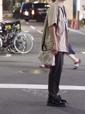 「carhartt」｜「アイテム（その他シューズ）」を使った、たくさん（メンズ・168cm）の夏コーディネート