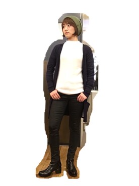 「MID by MIDWEST（ミッド バイ ミッドウエスト）のアイテム」を使った、麗さん（レディース・155cm）の春コーディネート
