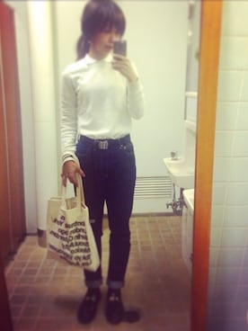 「puch（プフ）のアイテム」を使った、naoさん（レディース・163cm）の冬コーディネート