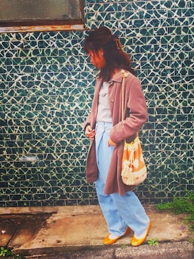 「LIFE's（ライフズ）のアイテム（パンツ）」を使った、naoさん（レディース・163cm）の春コーディネート