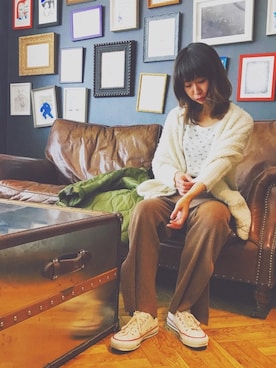 「コーディネート」｜「アイテム（ミリタリージャケット）」を使った、naoさん（レディース・163cm）の冬コーディネート