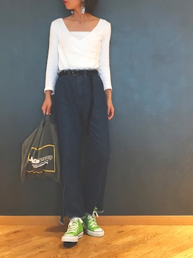 「AURALEE」｜naoさん（レディース・163cm）の秋コーディネート