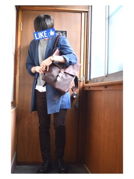 Folstgraさん（メンズ・180cm）の冬コーディネート