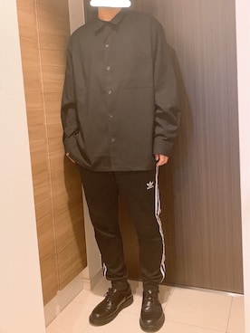「アディダスオリジナルス」｜「アイテム（ドレスシューズ）」を使った、☆かいぼん☆さん（メンズ・174cm）の秋コーディネート