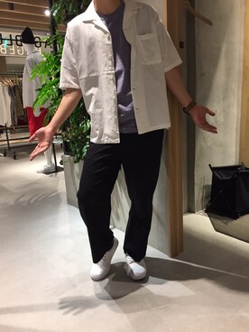 ぺぺさんの「【汗ジミ防止】ポケットTシャツ/789015」を使ったコーディネート