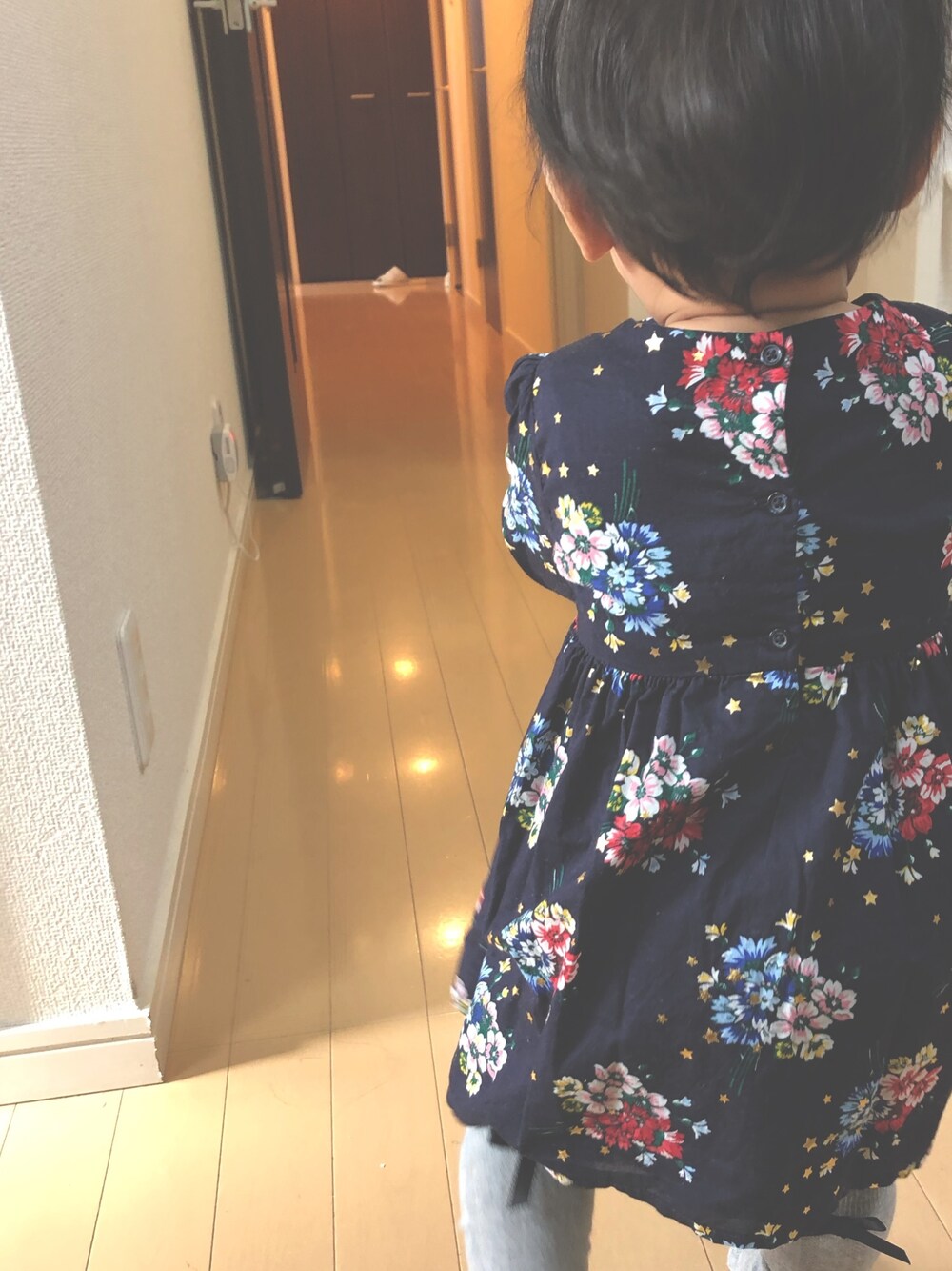 「赤ちゃん、キッズコーデ、ベビーコーデ、GAPbaby、GAP、一歳」｜「babyGAPのアイテム（ママ＆ベビー、その他）」を使った、ひなちゃんさん（レディース・162cm）の春コーディネートの1枚目の写真