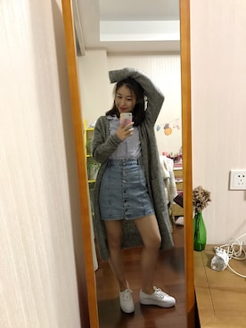 「OTHER BRAND（アザーブランド）のアイテム（その他アウター）」を使った、florapenelopeさん（レディース・156cm）の春コーディネート
