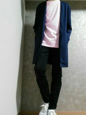 「WOmB（ウーム）のアイテム（パンツ）」を使った、Satoruさん（メンズ・174cm）の春コーディネート