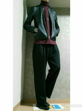 Satoruさん（メンズ・174cm）の秋コーディネート