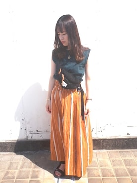 「ACCOMMODE（アコモデ）のアイテム」を使った、Accommodeルミネ大宮店さん（レディース・160cm）の春コーディネート