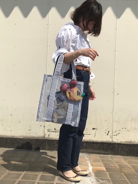 「TONE SELECT GOODS（トーンセレクトグッズ）のアイテム」を使った、Accommodeルミネ大宮店さん（レディース・160cm）の夏コーディネート