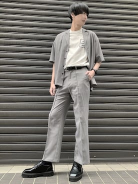「G.O.C」｜「アイテム（Tシャツ/カットソー）」を使った、しょーぺぇさん（メンズ・180cm）の夏コーディネート