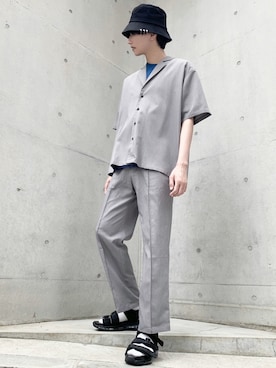 「インスタやってます」｜「アイテム（その他）」を使った、しょーぺぇさん（メンズ・180cm）の夏コーディネート