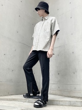 「インスタやってます」｜「アイテム（その他）」を使った、しょーぺぇさん（メンズ・180cm）の夏コーディネート