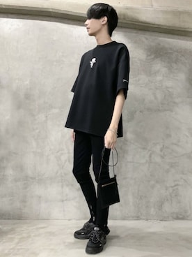 「インスタやってます」｜「アイテム（アクセサリー）」を使った、しょーぺぇさん（メンズ・180cm）の夏コーディネート