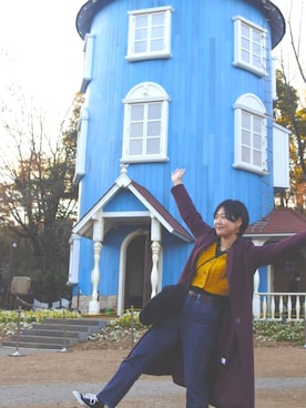 「Futier land（フューティアランド）のアイテム（ジャケット/アウター）」を使った、ゆうなさん（レディース・162cm）の冬コーディネート