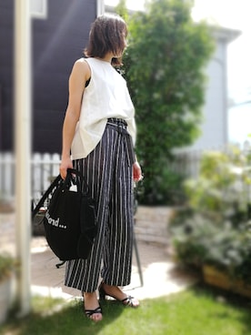 「PLAIN CLOTHING（プレーンクロージング）のアイテム（サンダル）」を使った、SaKuRaさん（レディース・165cm）の秋コーディネート