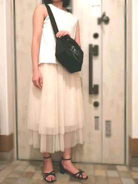「PLAIN CLOTHING（プレーンクロージング）のアイテム（サンダル）」を使った、SaKuRaさん（レディース・165cm）の秋コーディネート