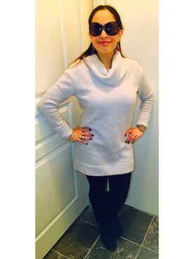 「Kendra Scott  （-）のアイテム」を使った、Covyさん（レディース・153cm）の冬コーディネート