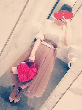 「LA BELLE ETUDE（ラベルエチュード）のアイテム（シューズ）」を使った、駒子さん（レディース・160cm）の夏コーディネート