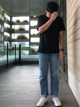 「EVISU（エヴィス）のアイテム」を使った、LB_YAMAZAKIさん（メンズ・176cm）の夏コーディネート