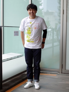 「PATRICK（パトリック）のアイテム（トップス）」を使った、LB_YAMAZAKIさん（メンズ・175cm）の夏コーディネート