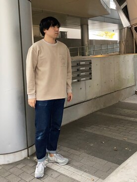 「PATRICK（パトリック）のアイテム（スニーカー）」を使った、LB_YAMAZAKIさん（メンズ・176cm）の冬コーディネート