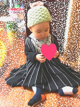 chibi-suke1212さん（キッズ・70cm）の冬コーディネート