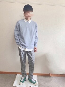 ふみふみさん（メンズ・172cm）の秋コーディネート