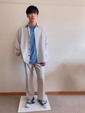 「アイテム（雑誌）」を使った、ふみふみさん（メンズ・172cm・10代）の秋コーディネート