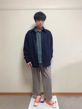 「アイテム（雑誌）」を使った、ふみふみさん（メンズ・172cm・10代）の冬コーディネート