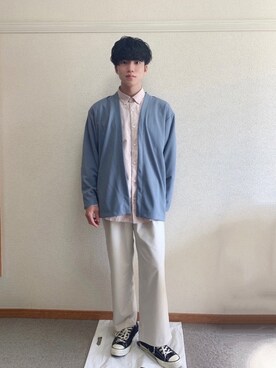 「アイテム（雑誌）」を使った、ふみふみさん（メンズ・172cm）の冬コーディネート