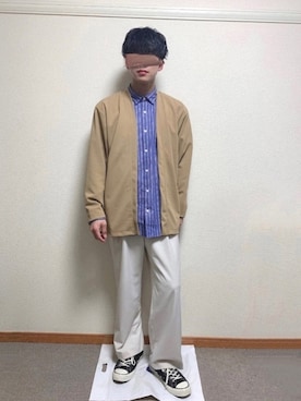 「アイテム（雑誌）」を使った、ふみふみさん（メンズ・172cm）の冬コーディネート