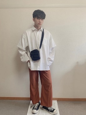 ふみふみさん（メンズ・172cm）の春コーディネート