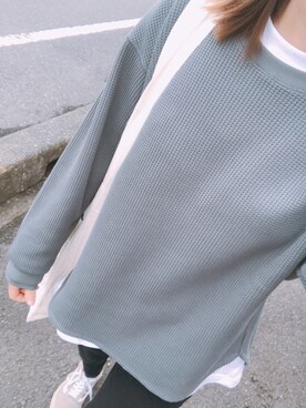 「TODAYFUL（トゥデイフル）のVintageトートバッグ（トートバッグ）」を使った、ⒶⓎⓊⓂ︎Ⓘさん（レディース・154cm）の春コーディネート