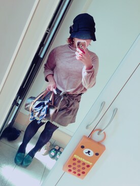 「GRL（グレイル）のアイテム（パンプス）」を使った、macoteaさん（レディース・153cm・20代）の秋コーディネート
