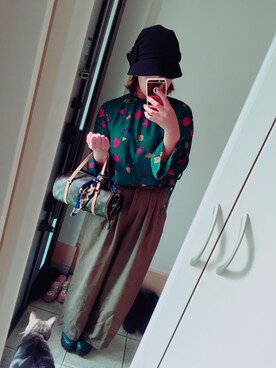 「GRL（グレイル）のアイテム（パンプス）」を使った、macoteaさん（レディース・153cm・20代）の秋コーディネート