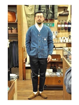 「茨城スナップ」｜クボタ ユウイチさん（メンズ・174cm）の冬コーディネート