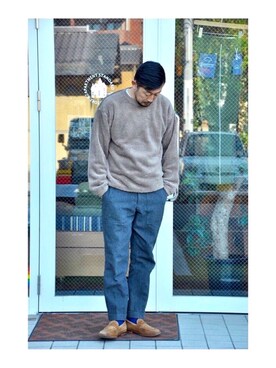 「JEMORGAN」｜クボタ ユウイチさん（メンズ・174cm）の秋コーディネート